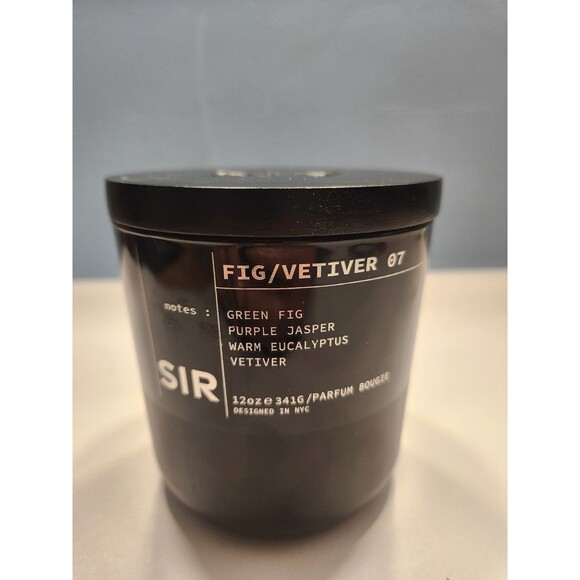 SIR Candle FIG vetiver 07 Scented Double Wick Jar Candle - Picture 8 of 13